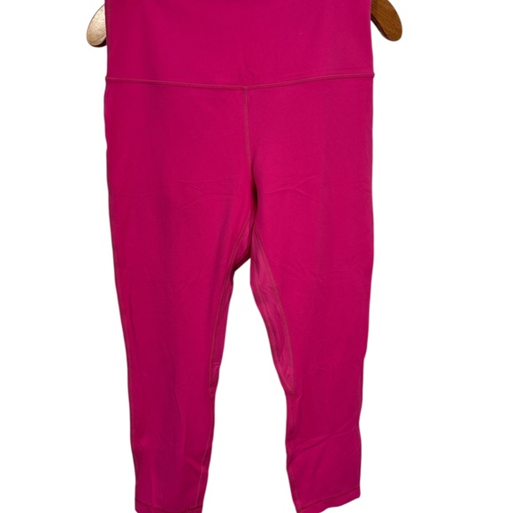 Lululemon Women's Size 10 Align High-Rise Crop 23'' Raspberry coulis pink - Picture 3 of 8